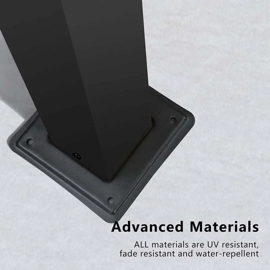 PURPLE LEAF Outdoor Retractable Pergola with Sun Shade Canopy Patio Aluminum Pergola for Garden - Image 16