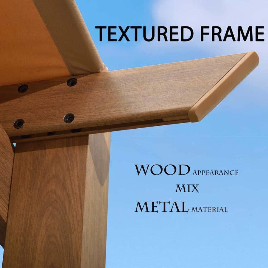 PURPLE LEAF Outdoor Retractable Pergola with Sun Shade Canopy Patio Metal Shelter for Garden Pavilion Natural Wood Grain Frame Grill Gazebo - Image 10