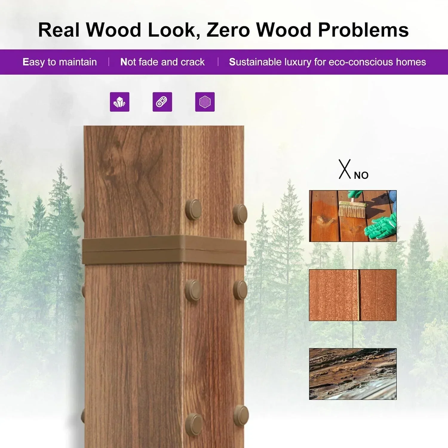 PURPLE LEAF Outdoor Retractable Pergola with Sun Shade Canopy Patio Metal Shelter for Garden Pavilion Natural Wood Grain Frame Grill Gazebo - Image 101