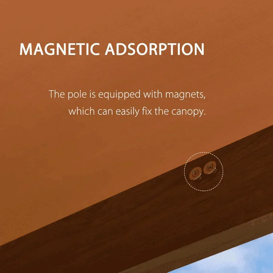 PURPLE LEAF Outdoor Retractable Pergola with Sun Shade Canopy Patio Metal Shelter for Garden Pavilion Natural Wood Grain Frame Grill Gazebo - Image 19