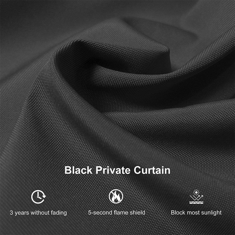 PURPLE LEAF Patio Gazebo for Pool Light Grey Hardtop Galvanized Steel Roof with Upgraded Curtains - Image 7