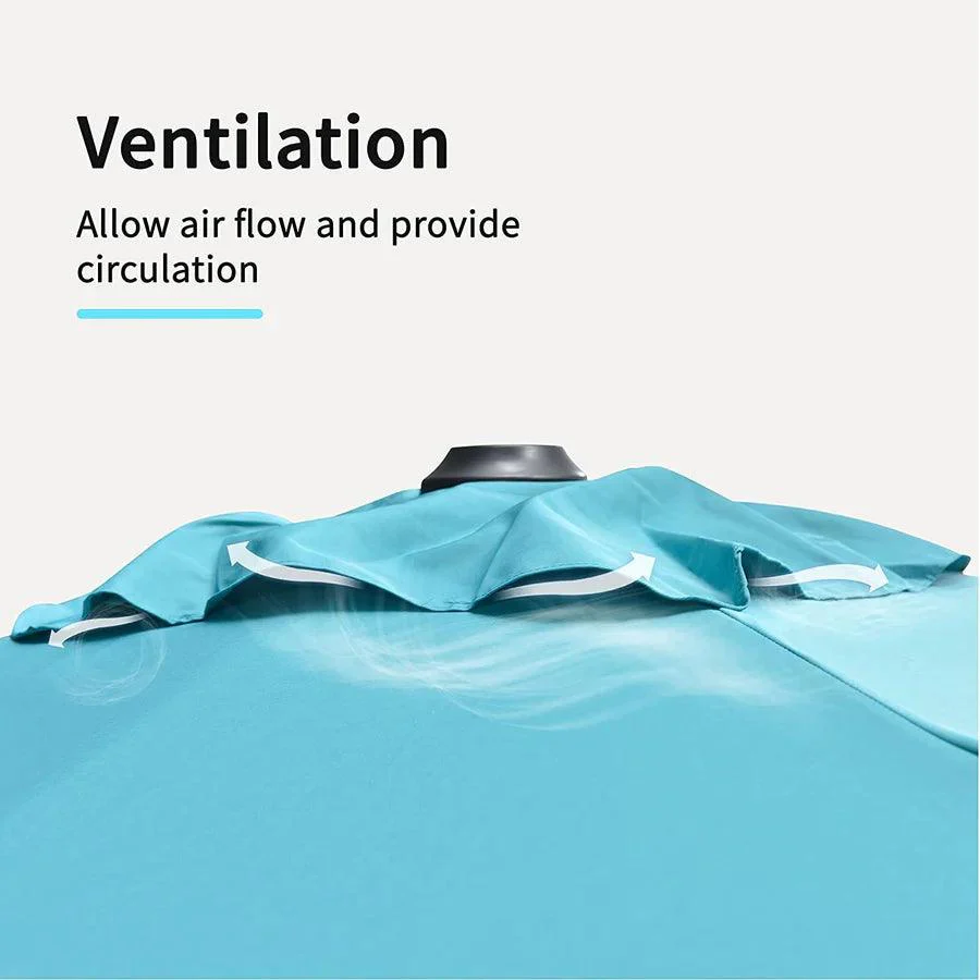 PURPLE LEAF Cantilever Garden Patio Umbrella with Free Umbrella Cover - Image 16