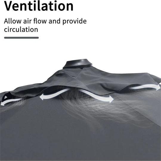 PURPLE LEAF Cantilever Garden Patio Umbrella with Free Umbrella Cover - Image 28