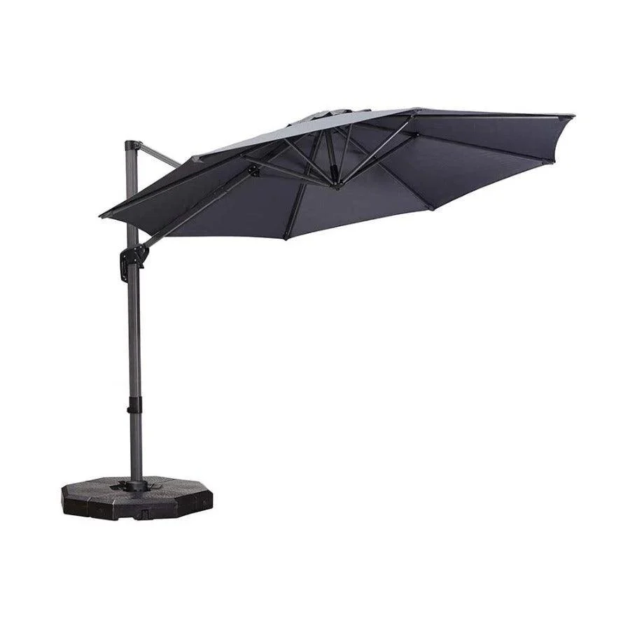 PURPLE LEAF Cantilever Garden Patio Umbrella with Free Umbrella Cover - Image 33
