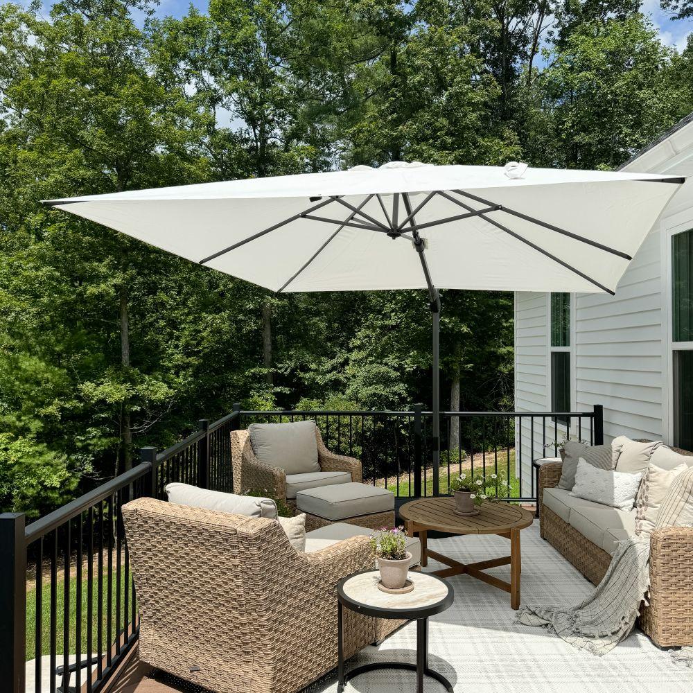 PURPLE LEAF Best Value Cantilever Patio Umbrella with Left-Right Tilt and 360° Swivel - Image 184