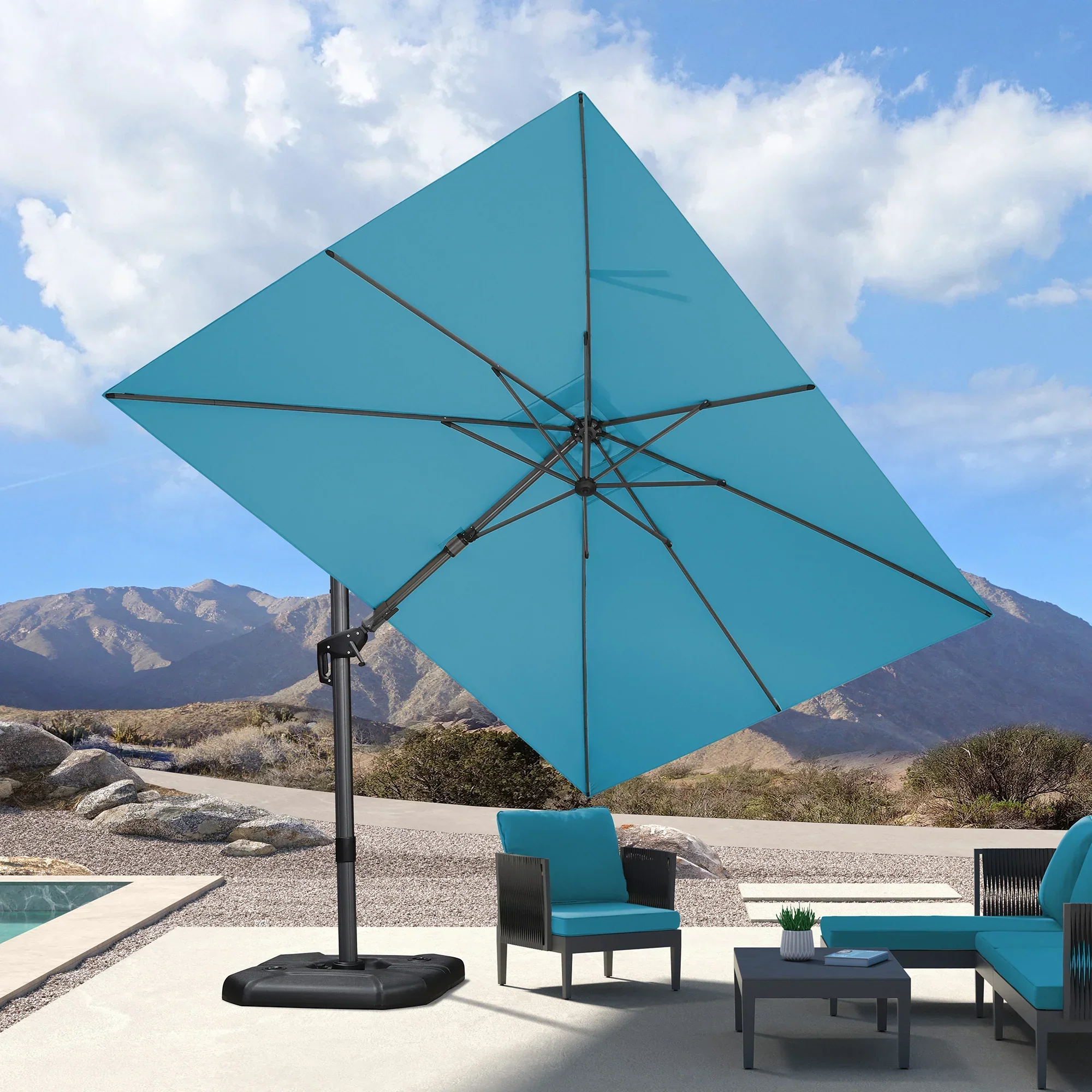 PURPLE LEAF Best Value Cantilever Patio Umbrella with Left-Right Tilt and 360° Swivel - Image 211