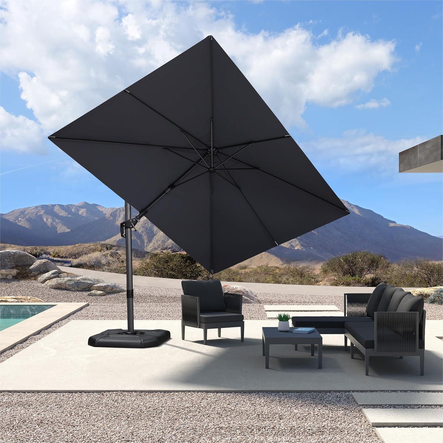 PURPLE LEAF Best Value Cantilever Patio Umbrella with Left-Right Tilt and 360° Swivel - Image 216