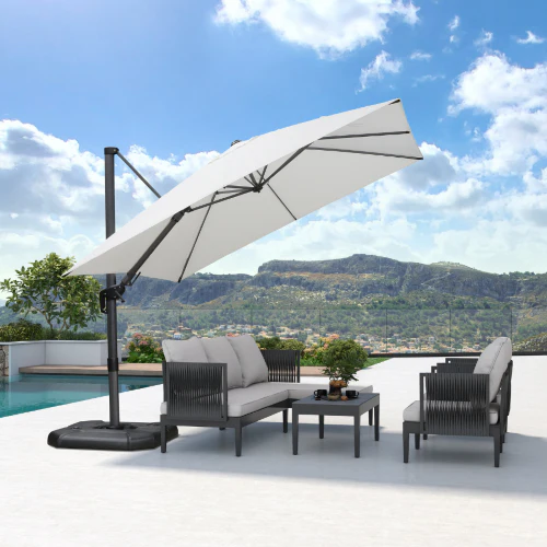 PURPLE LEAF Best Value Cantilever Patio Umbrella with Left-Right Tilt and 360° Swivel - Image 239