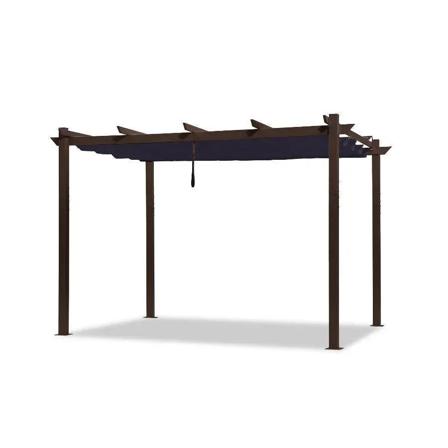 PURPLE LEAF Pergola Outdoor Retractable Metal Pergola with Canopy Patio Pergola with Shade Cover for Garden Pool Yard Beach Deck - Image 66