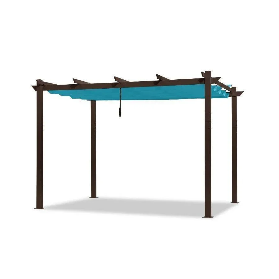 PURPLE LEAF Pergola Outdoor Retractable Metal Pergola with Canopy Patio Pergola with Shade Cover for Garden Pool Yard Beach Deck - Image 92