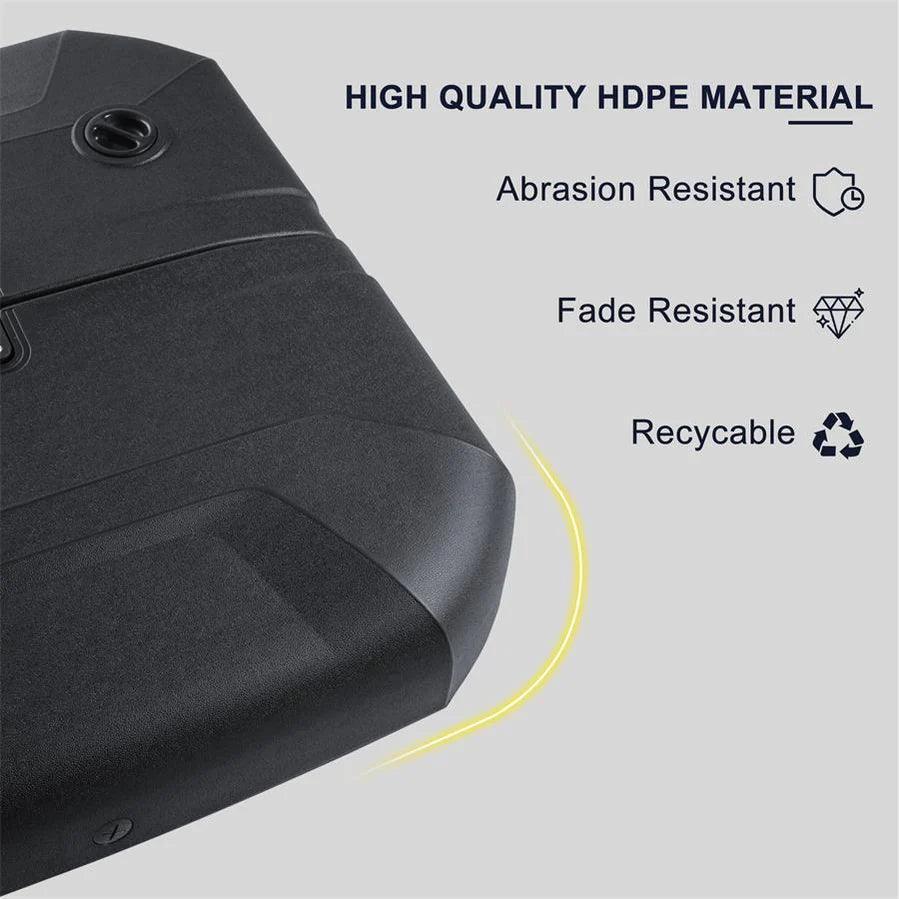 PURPLE LEAF Outdoor Patio Umbrella with Base, Cantilever Umbrellas for Garden, Grey - Image 101