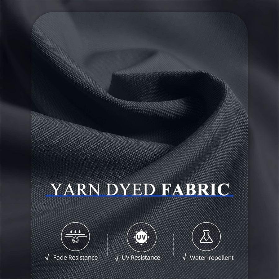 PURPLE LEAF Outdoor Patio Umbrella with Base, Cantilever Umbrellas for Garden, Grey - Image 97