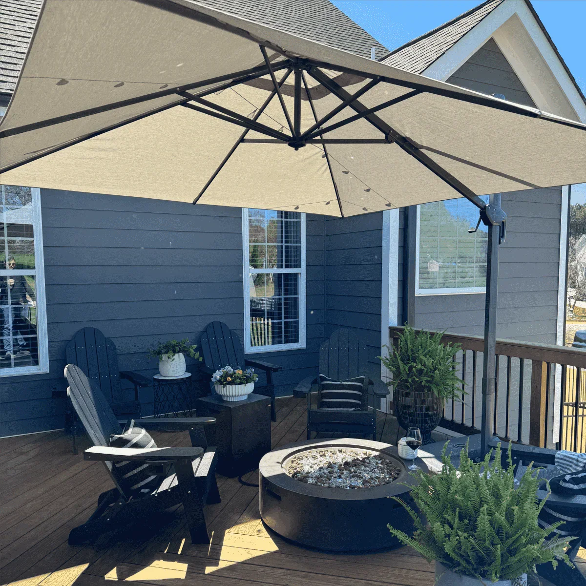 PURPLE LEAF UV Resistant Affordable Patio Outdoor Umbrella with Recycled Fabric - Image 67