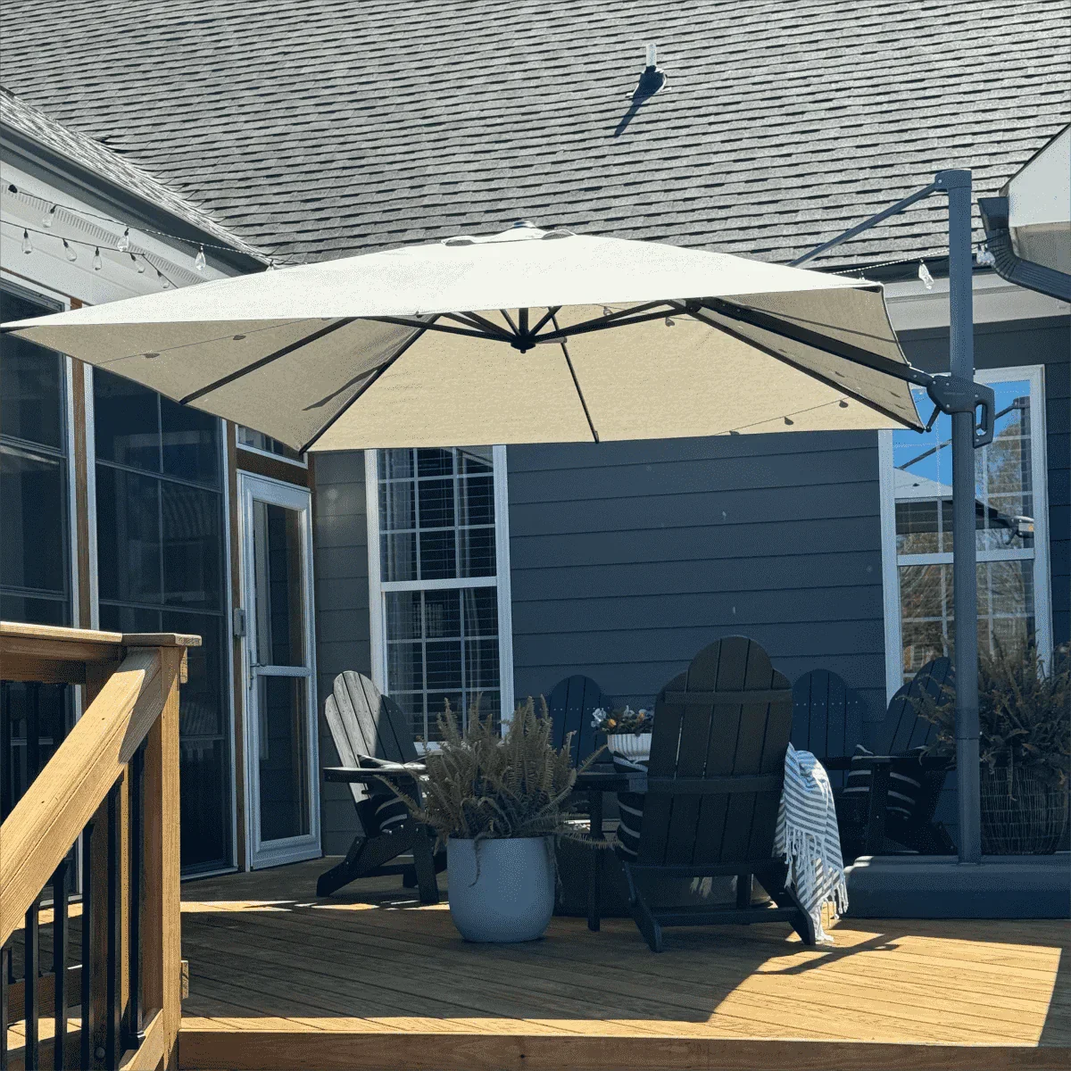 PURPLE LEAF UV Resistant Affordable Patio Outdoor Umbrella with Recycled Fabric - Image 68