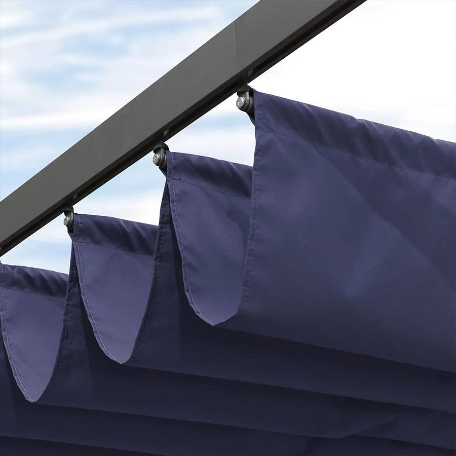 PURPLE LEAF Outdoor Retractable Pergola Shade Cover - Durable Fabric Canopy Replacement Top for Decks and Porches Only Fit PURPLE LEAF Pegola - Image 18