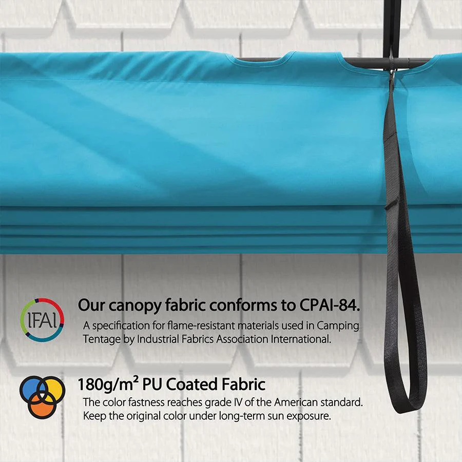 PURPLE LEAF Outdoor Retractable Pergola Shade Cover - Durable Fabric Canopy Replacement Top for Decks and Porches Only Fit PURPLE LEAF Pegola - Image 25