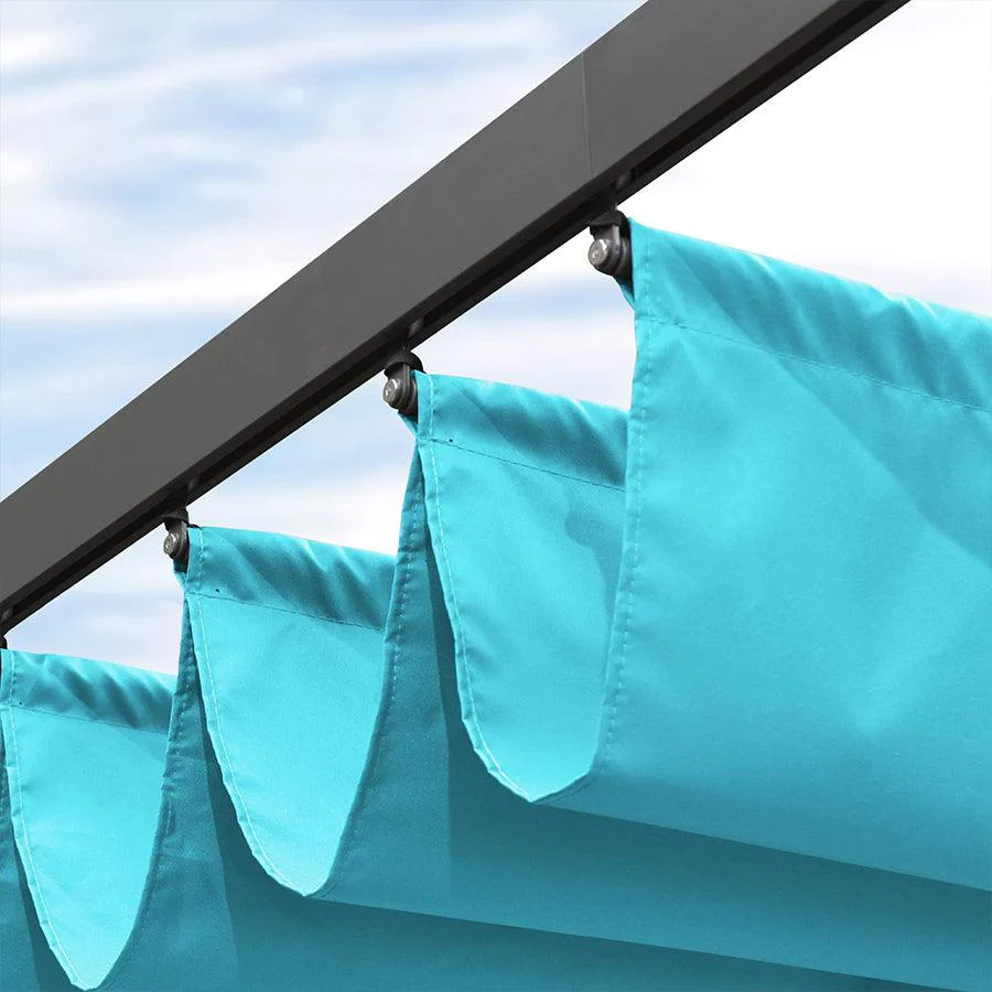 PURPLE LEAF Outdoor Retractable Pergola Shade Cover - Durable Fabric Canopy Replacement Top for Decks and Porches Only Fit PURPLE LEAF Pegola - Image 28