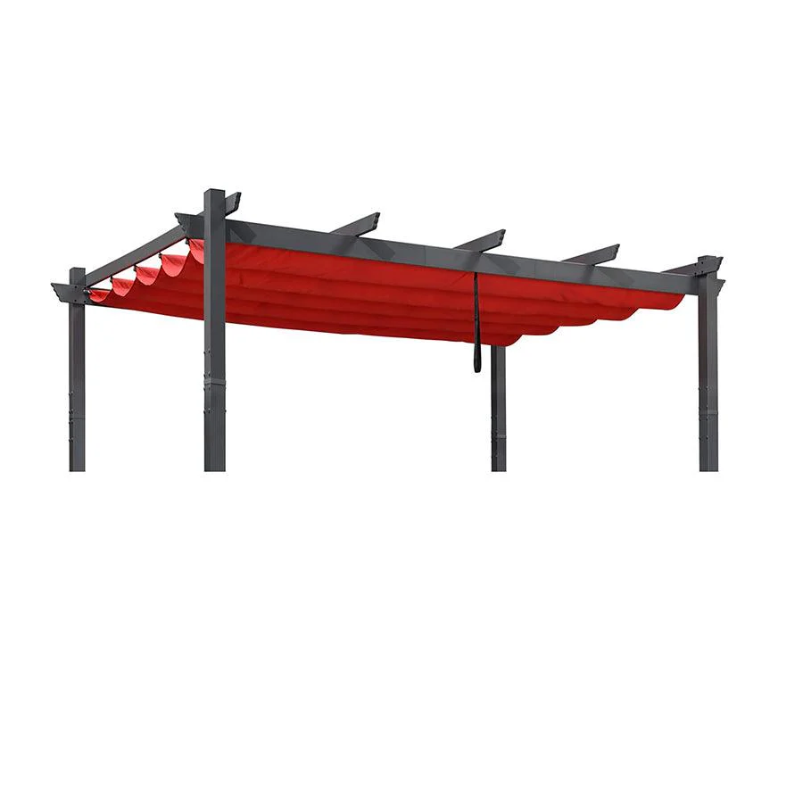 PURPLE LEAF Outdoor Retractable Pergola Shade Cover - Durable Fabric Canopy Replacement Top for Decks and Porches Only Fit PURPLE LEAF Pegola - Image 31