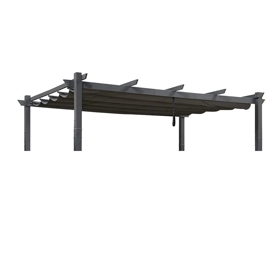 PURPLE LEAF Outdoor Retractable Pergola Shade Cover - Durable Fabric Canopy Replacement Top for Decks and Porches Only Fit PURPLE LEAF Pegola - Image 5