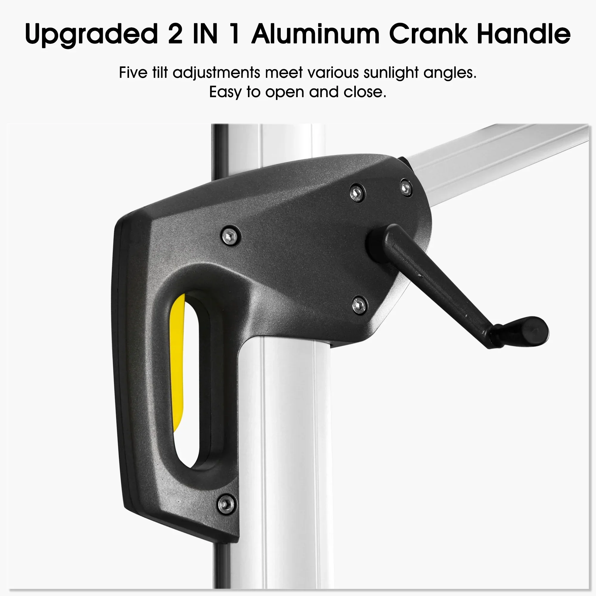 PURPLE LEAF Outdoor Windproof Umbrella, Square Cantilever Umbrella Outside Patio - Image 189